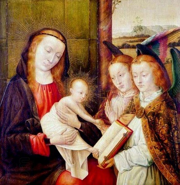 Jan provoost Madonna and Child with two angels China oil painting art